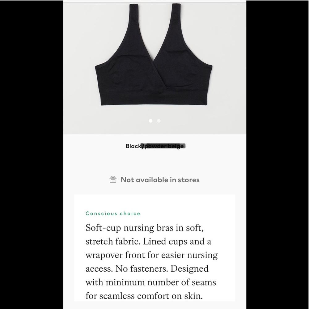 H&M Mama Nursing Bra